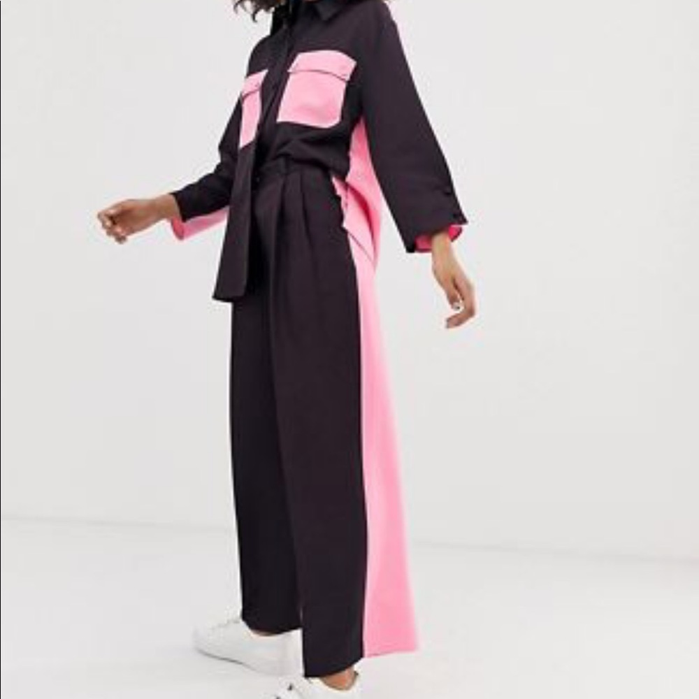 Asos Color Block Pant And Top Set - image 1